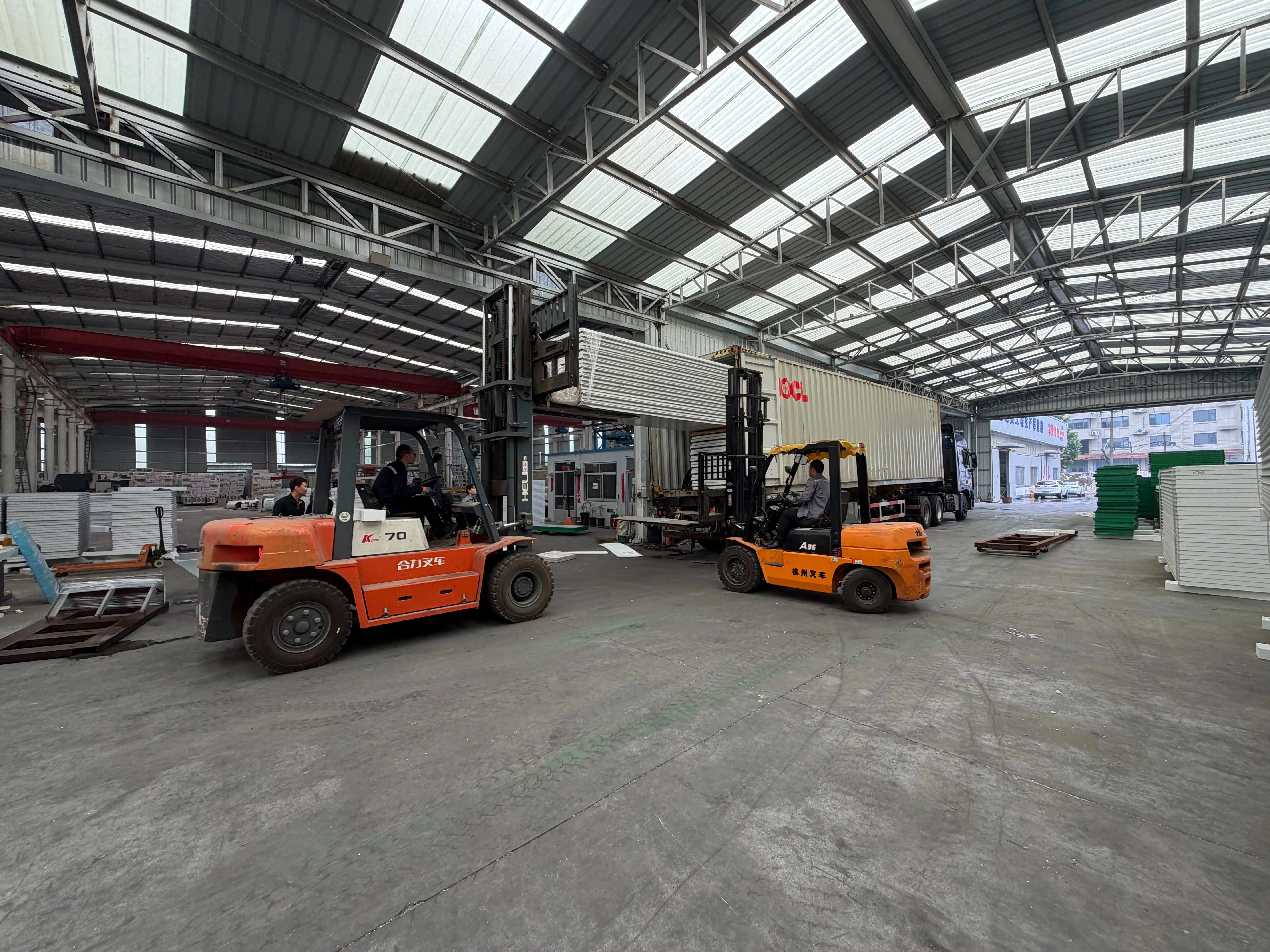 Factory loading operations for export