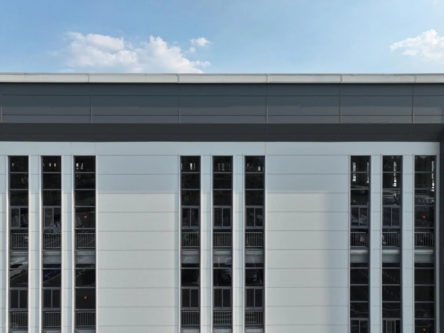 Industrial park steel structure building cladding