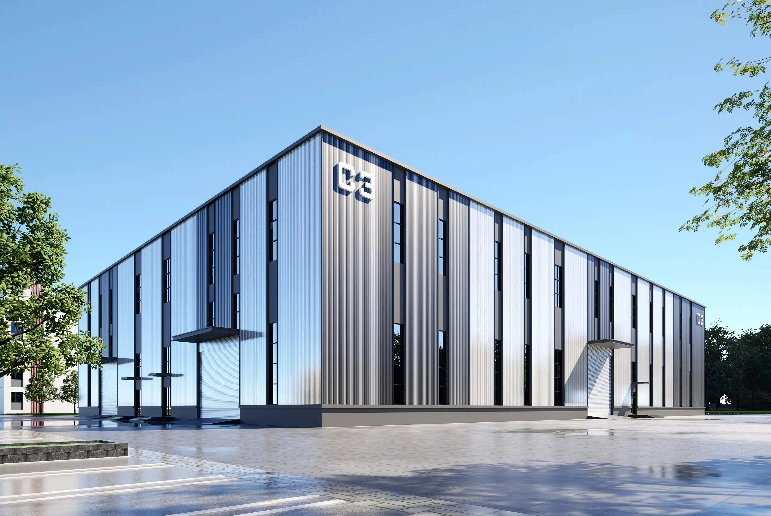 Corner perspective rendering